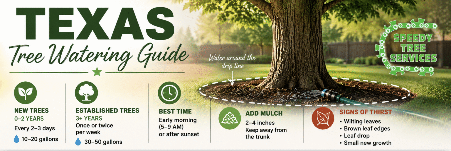 Speedy Tree Services Texas Tree Watering Guide For Summer Extreme Temps